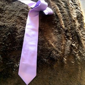 100% Silk  Pronto Uomo Lavender tie